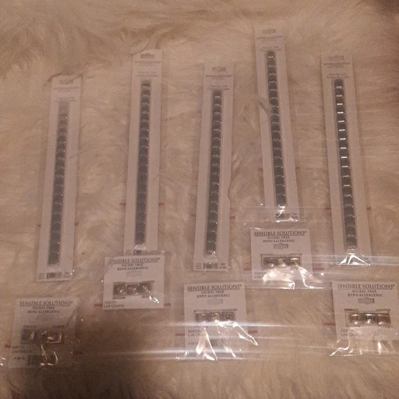 Sensible Solutions, 5 Bracelets and Charms for each Bracelet. NWOT. - Picture 1 of 12